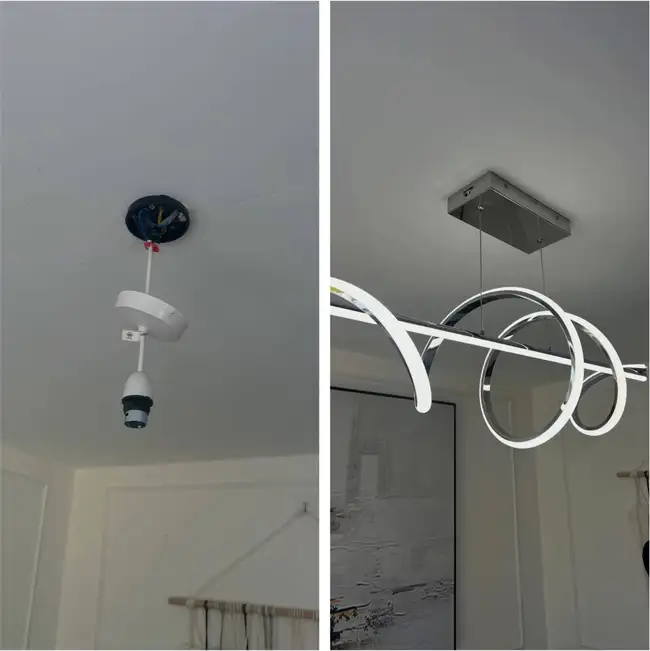 Ceiling lighting fixture replacement and handyman repairs Chester