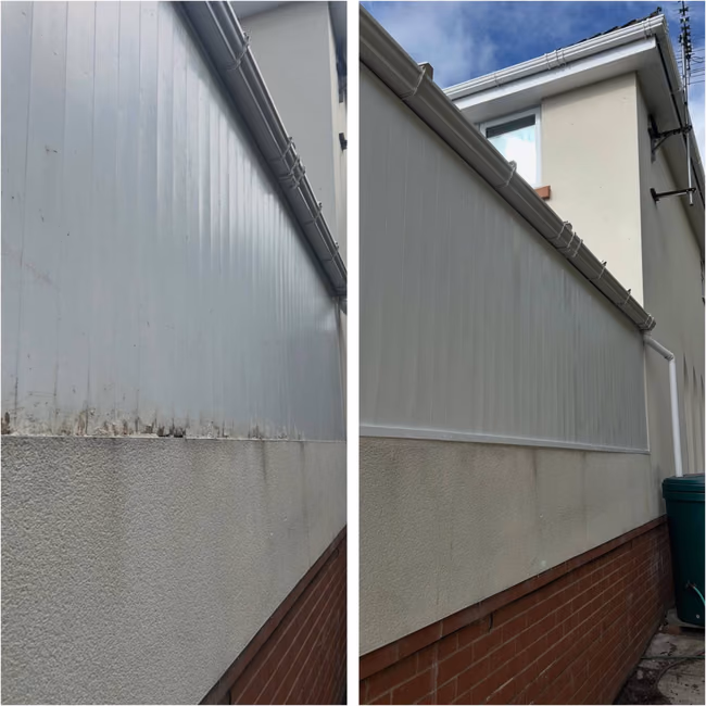 Exterior weatherboard cladding restoration and clean up Liverpool
